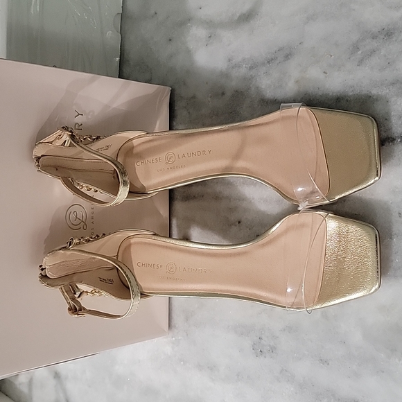 Chinese Laundry Shoes - Gold Metallic Chinese Laundry heels